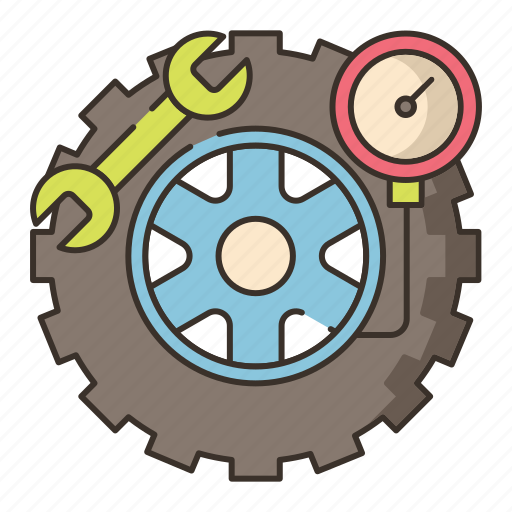 Cleaning, maintenance, tire icon - Download on Iconfinder