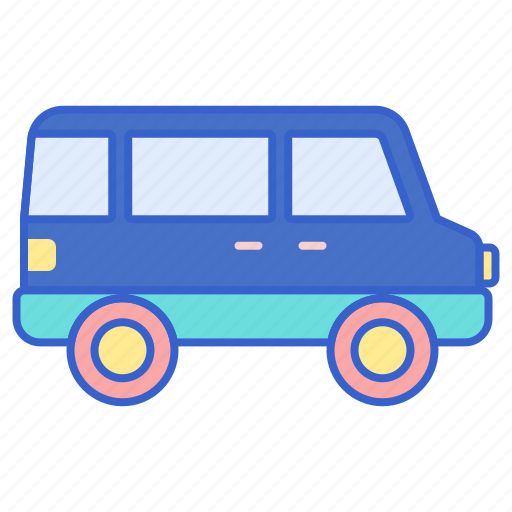 Minivan, carrier, people icon - Download on Iconfinder