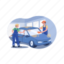 service, vehicle, garage, car wash, workshop, washing, cleaning, mechanic, car