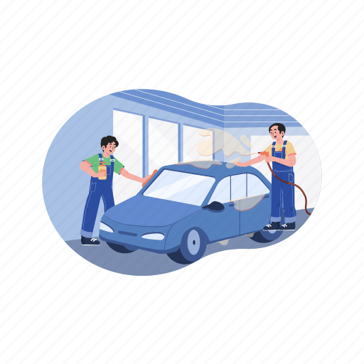 Service, vehicle, garage, car wash, workshop, washing, cleaning icon - Download on Iconfinder