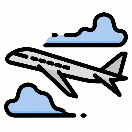 Airplane, flying, flight, tourism, carbon, footprint, travel icon - Download on Iconfinder