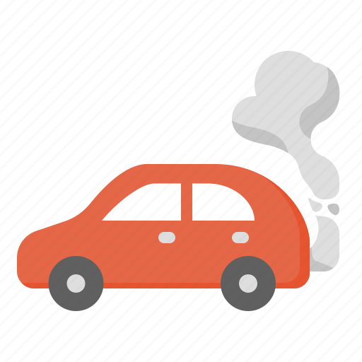 Car, transportation, emissions, pollution, global, warming, global warming icon - Download on Iconfinder
