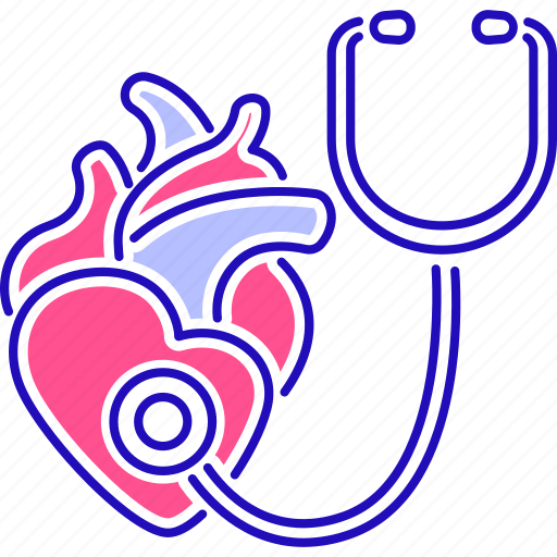 Cardiology, check, healthcare, heart, stethoscope icon - Download on Iconfinder