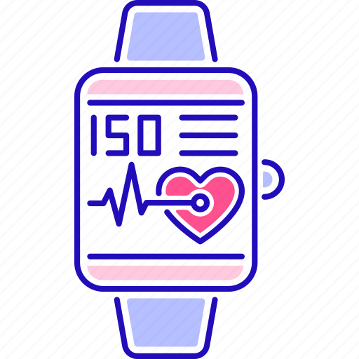 Clock, hand watch, heart, time icon - Download on Iconfinder