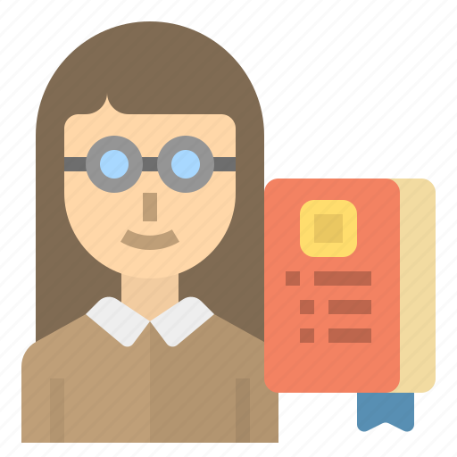 Career, professor, teacher, university, woman icon - Download on Iconfinder