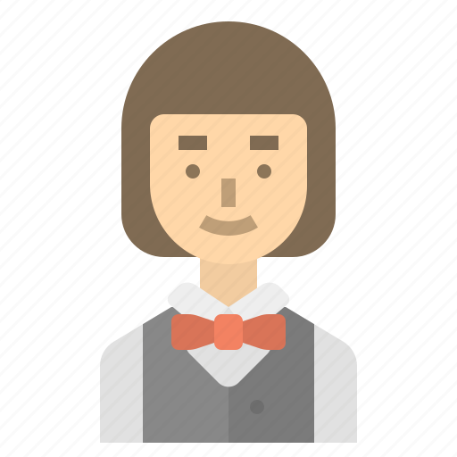 Career, hotel, service, waitress, woman icon - Download on Iconfinder