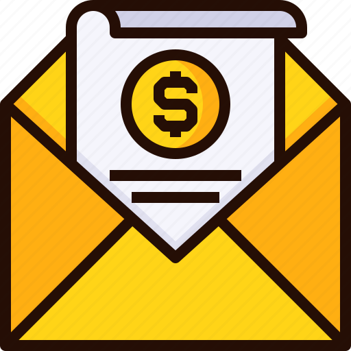 Open, document, envelope, money, finance, banking icon - Download on Iconfinder