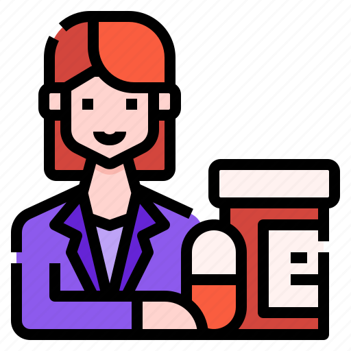 Avatar, career, occupation, people, pharmacist, user, woman icon - Download on Iconfinder
