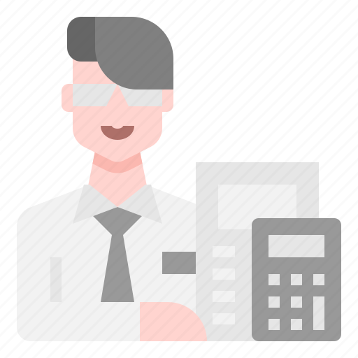 Accountant, avatar, career, man, occupation, people, user icon - Download on Iconfinder