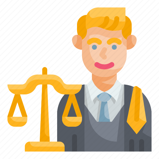 Lawyer, attorney, judge, justice, occupation icon - Download on Iconfinder