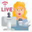 streamer, live, influencer, streaming, reporter 