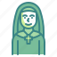 nun, catholic, christian, religious, avatar 