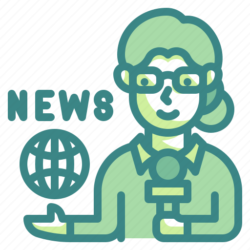 Reporter, journalist, career, avatar, people icon - Download on Iconfinder