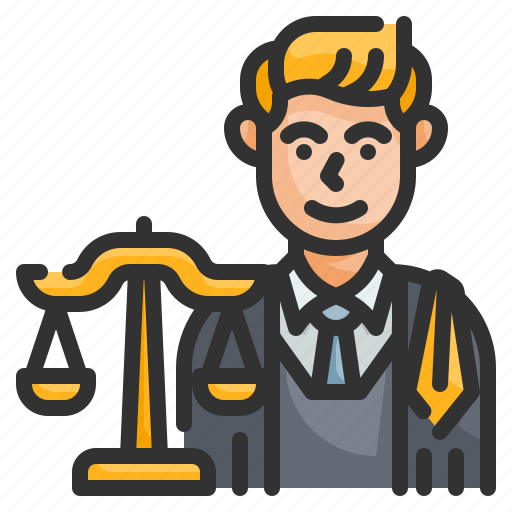 Lawyer, attorney, judge, justice, occupation icon - Download on Iconfinder