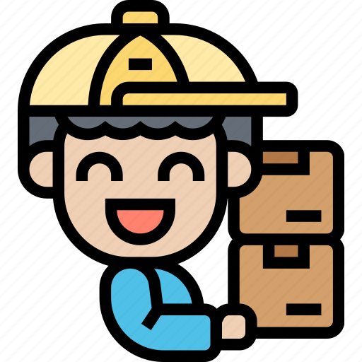 Delivery, postman, postal, courier, service icon - Download on Iconfinder