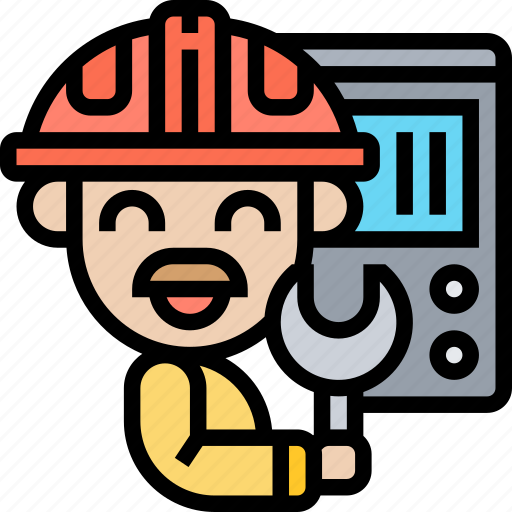 Electrician, engineer, technician, mechanic, handyman icon - Download on Iconfinder