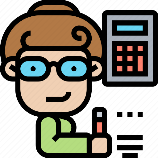 Accountant, banking, finance, investment, budget icon - Download on Iconfinder