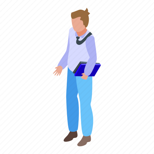 School, boy, careless, isometric icon - Download on Iconfinder