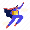 instant delivery, fast delivery, express delivery, hero, superhero, fly, shipping, delivery, courier