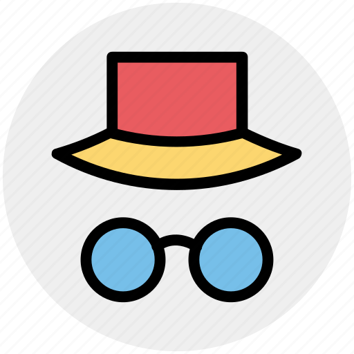 Eyeglasses, eyeglasses and hat, eyeglasses with hat, fun, funny, hat icon - Download on Iconfinder