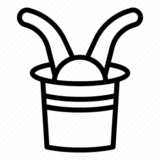1, bunny, hat, carnival, magic, festival icon - Download on Iconfinder