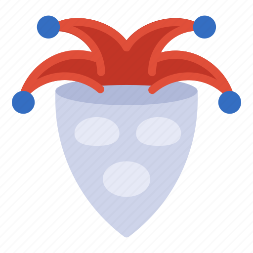 1, mask, clown, fashion, carnival, joker icon - Download on Iconfinder