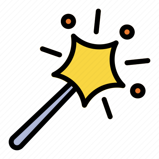 1, magic, stick, festival, carnival, wand, star icon - Download on Iconfinder