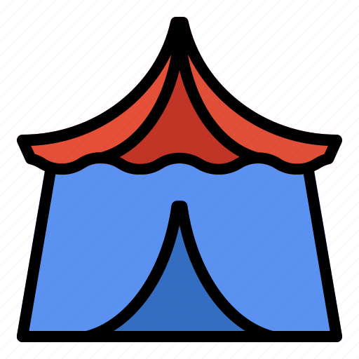 Tent, carnival, festival, circus, show icon - Download on Iconfinder