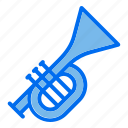 trumpet, carnival, festival, instrument, music