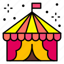 circus, tent, leisure, entertaining, carnival