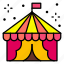 circus, tent, leisure, entertaining, carnival 
