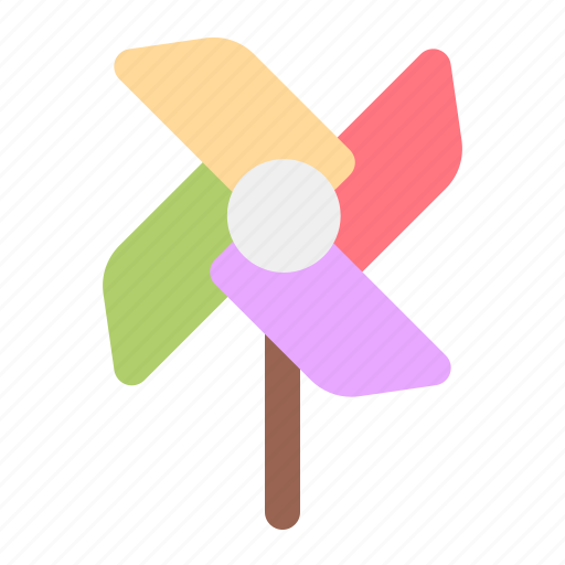Fan, pinwheel, childhood, toy, paper fan icon - Download on Iconfinder