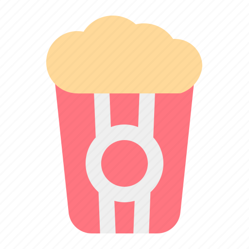Popcorn, cinema, snacks, junk, food, pop corn icon - Download on Iconfinder