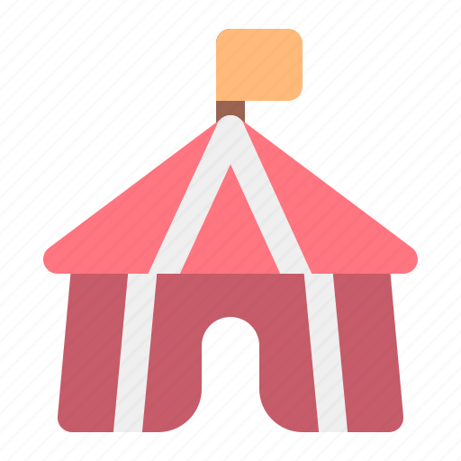 Tent, circus, show, carnival, entertaining, circus tent icon - Download on Iconfinder