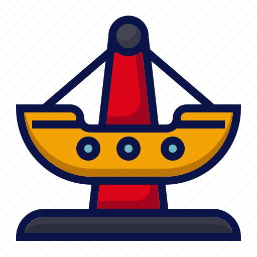 Amusement, boat park, carnival, circus, parade, swing boat, theme park icon - Download on Iconfinder