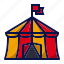 amusement, carnival, circus, circus tent, fairground, parade, show 