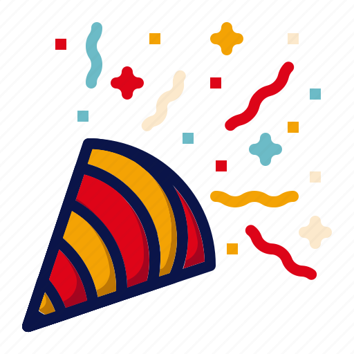 Amusement, carnival, circus, confetti, parade, party, popper icon - Download on Iconfinder