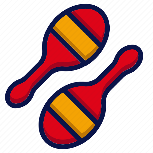 Amusement, carnival, circus, instrument, maracas, music, parade icon - Download on Iconfinder