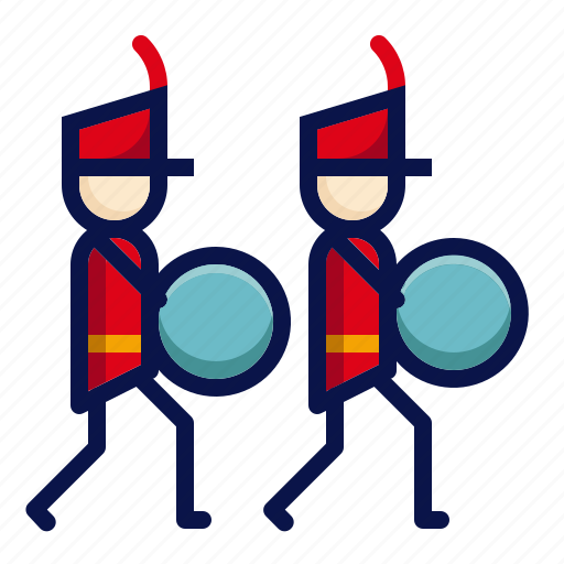 Amusement, bass drum, carnival, circus, marching band, music parade, parade icon - Download on Iconfinder