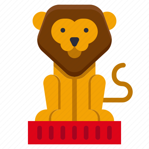 Amusement, animal, attractions, carnival, circus, lion, parade icon - Download on Iconfinder