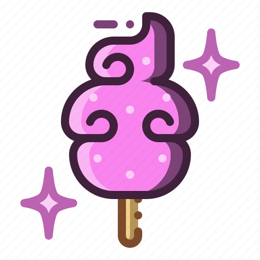 Candy, cotton, snack, carnival, amusement park icon - Download on Iconfinder