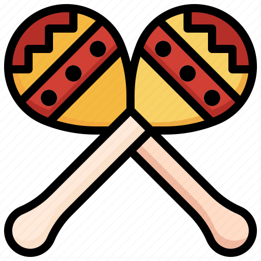 Maracas, music, multimedia, musical, instrument, orchestra, shaker icon - Download on Iconfinder