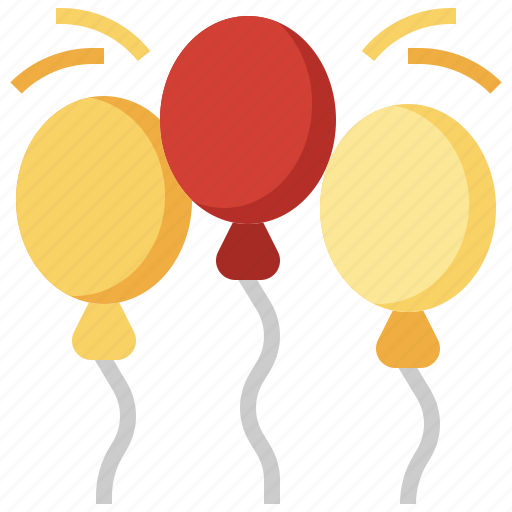 Balloons, birthday, and, party, celebration, entertainment, cecoration icon - Download on Iconfinder