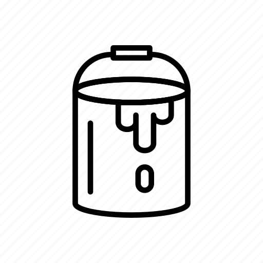 Paint, bucket, construction, home, painting, can icon - Download on Iconfinder
