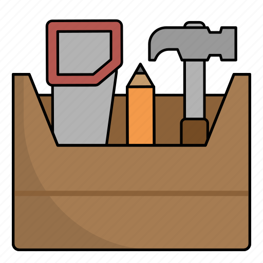 Toolbox, tools, carpenter, and, elements icon - Download on Iconfinder