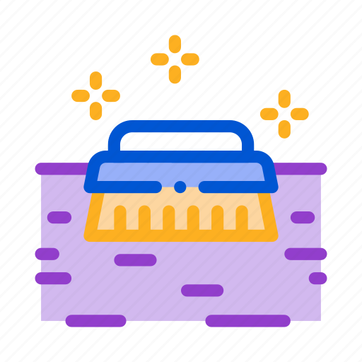 Brush, cleaning, dirty, dusty, floor, service, washing icon - Download on Iconfinder