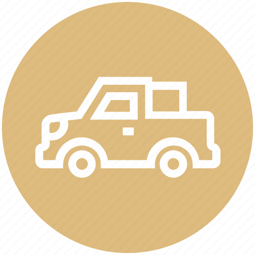 Auto mobile, car, pickup truck, transport, vehicle icon - Download on Iconfinder