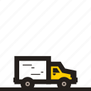 box truck, business car, logistics car, logistics truck, small box truck, small truck, truck