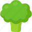 broccoli, vegetable, green, healthy, cute, cartoon 