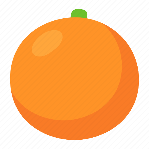 Orange, fruit, cartoon, cute, citrus, juice icon - Download on Iconfinder